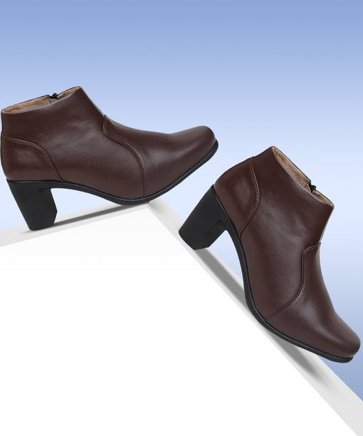 Price History of VALIOSAA Boots For Women (Brown) from Flipkart