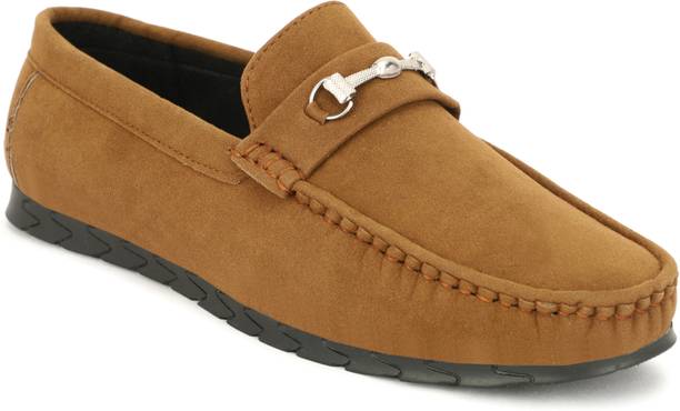 Men's Black Suede Loafers Stylish Party Wear Moccasins and Casual Driving Shoes Loafers For Men