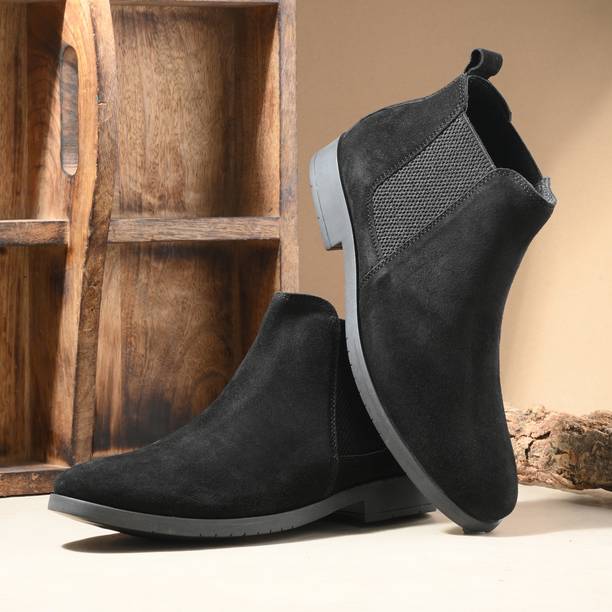 Price History of 100 Genuine Leather Chelsea Boots for Men Cushioned Insole Slip Resistance Boots For Men