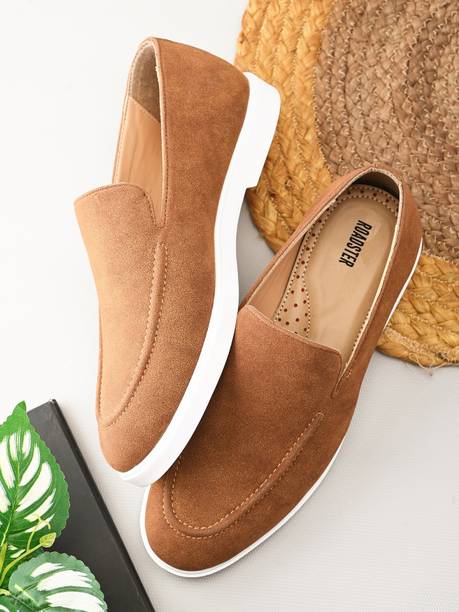 Lightweight Synthetic Leather Casual Loafer|Soft Cushion Comfort|Easy Slip-on Loafers For Men