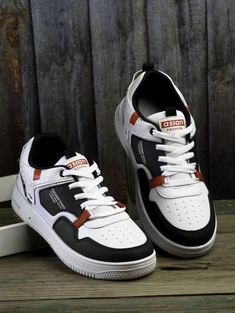 asian Flat Sole Sneakers Shoes for all Day wear with Memory C...