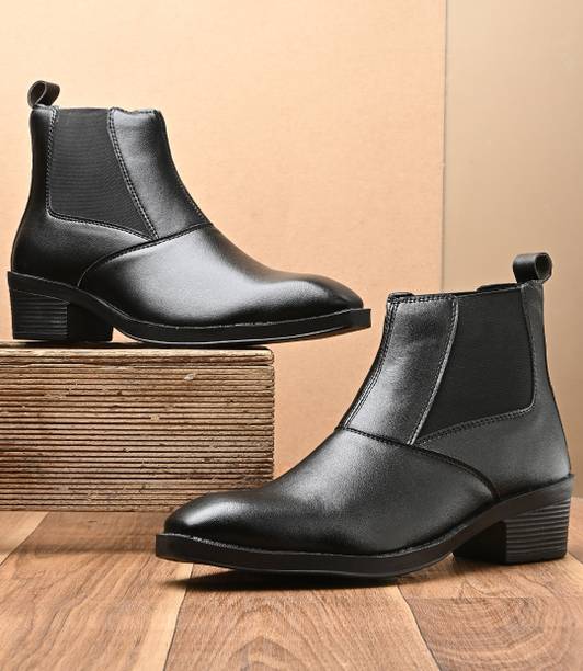 Black Chelsea Boots For Men's Boots For Men