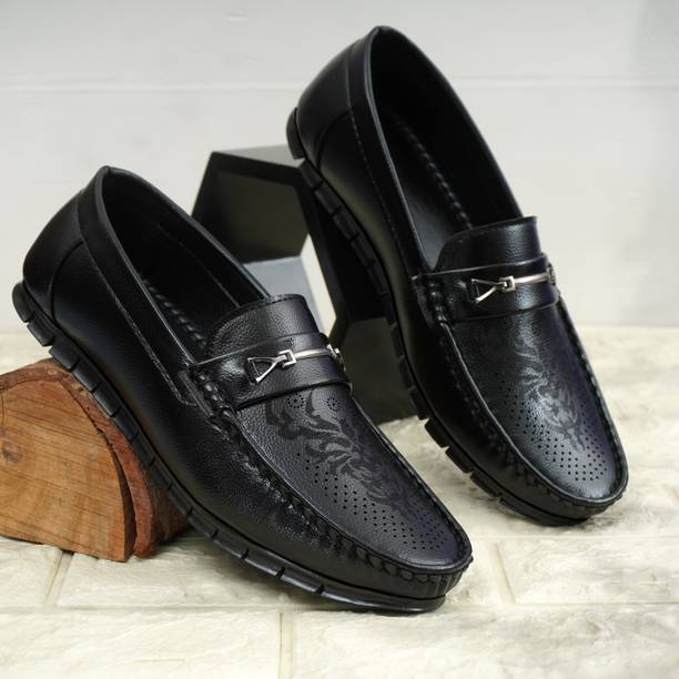 T-ROCK Stylish Partywear Loafer Shoes Loafers For Men