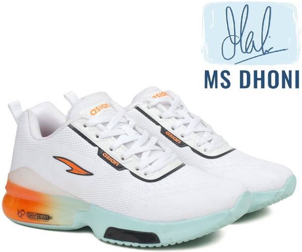 Oxygen-01 white Running shoes dual capsule technology for boys | sports shoes for men | Latest Stylish Casual sneakers for men | Lace up lightweight shoes for running, walking, gym, trekking, hiking & party Running Shoes For Men