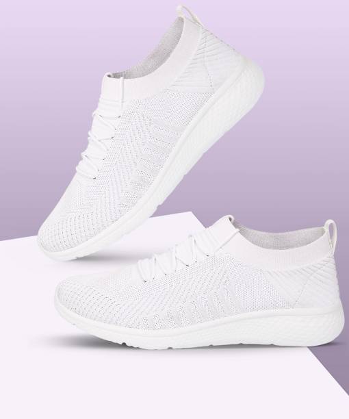 M7 By Metronaut 22509-Full White Running Shoes For Men