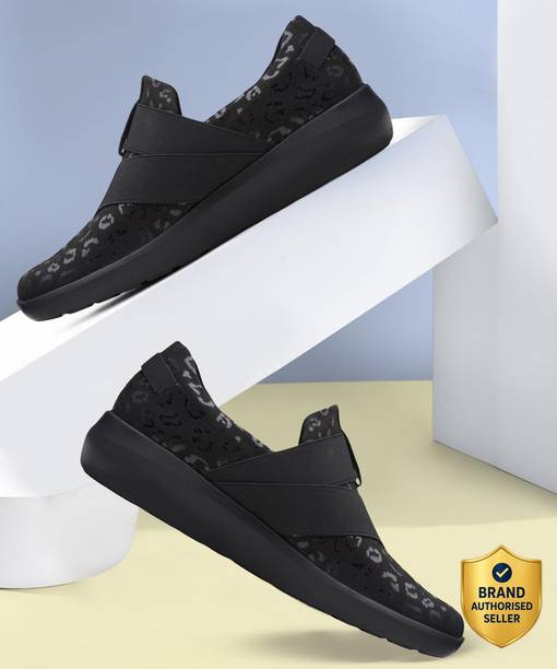 Kayleigh Charm BLACK Slip On Sneakers For Women