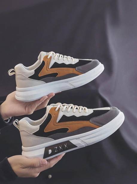 Casual Sneakers Colour Blocked Shoes For Boys And Men Sneakers For Men