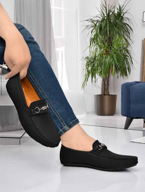 SR UNIQUE Men's Trending Latest Outdoor & Party Wear Formal Slip On Loafer Shoes Loafers For Men