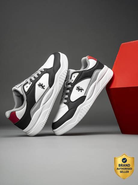 Black and White Shoes for Men | Lifestyle Sneakers for Men | Lace Up Shoes Men Sneakers For Men