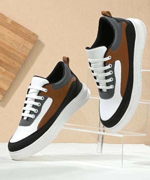 Roadster Round Toe Mesh Lace-Ups Sneakers Sneakers For Men