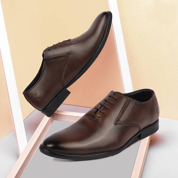 Formal Office Work Genuine Leather Lace Up Shoes Oxford For Men