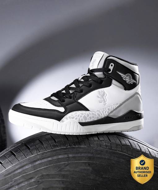 RED TAPE Casual Sneaker Shoes for Men | Soft Cushioned Insole, Slip-Resistance Sneakers For Men (Black, White , 9)