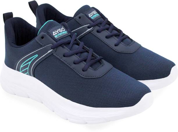 AYGO Mesh Cricekt Shoes For Men (Blue) Cricket Shoes For Men