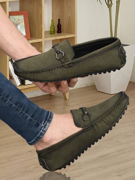 Men Velvet Party Wear Driving Loafers For Men