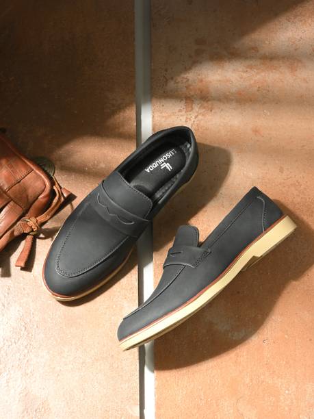 Men’s Premium Black Slip-On Loafers || Lightweight Casual Lofars for Men Loafers For Men