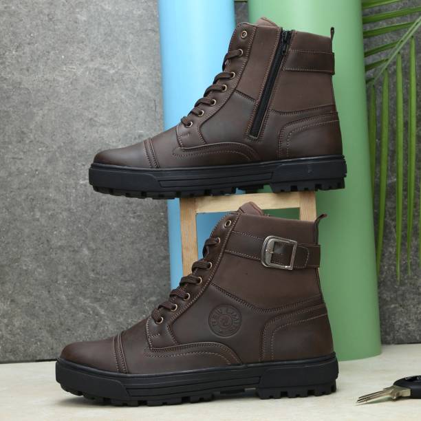 Brown Boots - Buy Brown Boots online at Best Prices in India | Flipkart.com