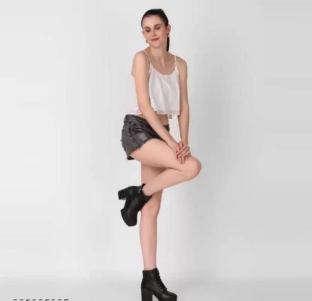 Heel Boot Shoes Party Wear Or Casual Stylish New Model Boots For Women