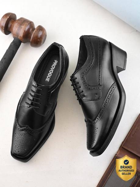 SS26 Men's Brogue Height Increasing Shoes Derby For Men