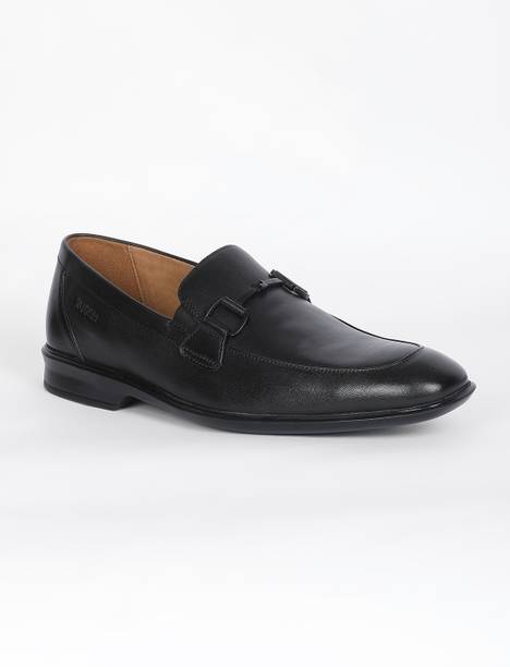 The Meson Black Men Formal Slip-on Ruosh Slip On For Men