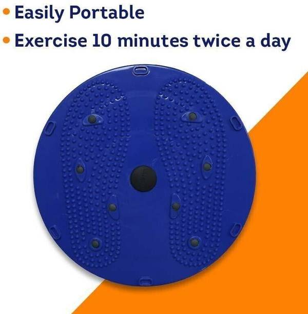 PowerAbs 5 in 1 Slim & Fit Twister Dynamic Acupressure Disc (Red) Ab Exerciser Ab Exerciser
