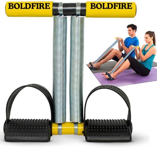 BoldFire Tummy Trimmer Double Spring For Fat Burning & Weight loss Workouts for Men Women Ab Exerciser