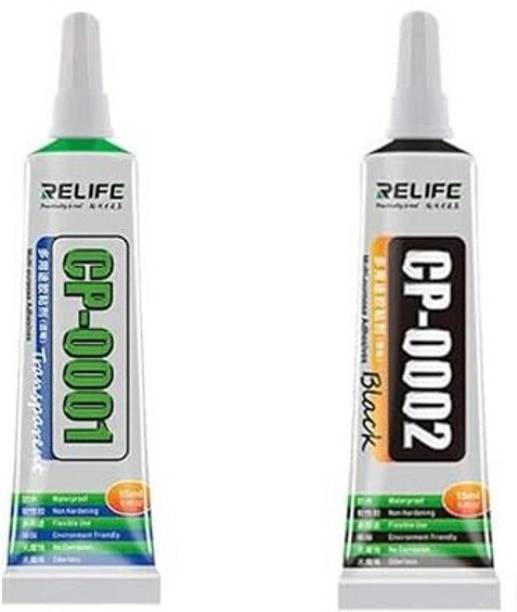 BABATOOL CP-0002 15ML BLACK GLUE + CP-0001 15ML TRANSPARENT MULTI-PURPOSE GLUE Adhesive Adhesive