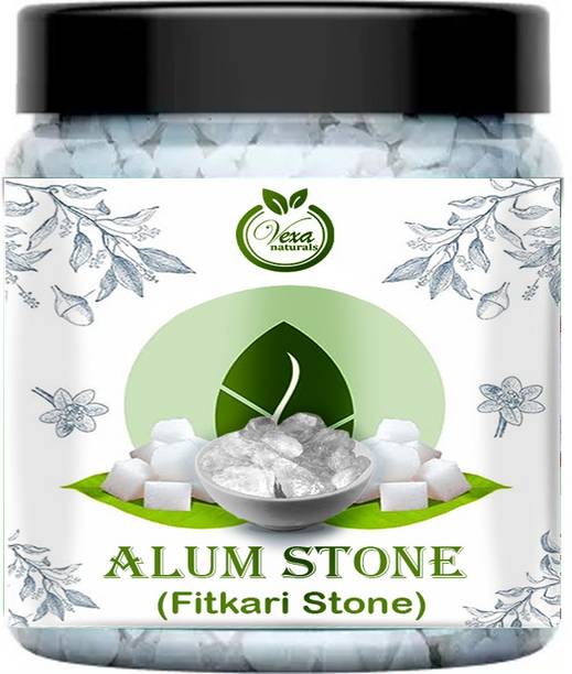 VEXA NATURALS Alum Stone 400 Gram | Stone Fitkari Crystals