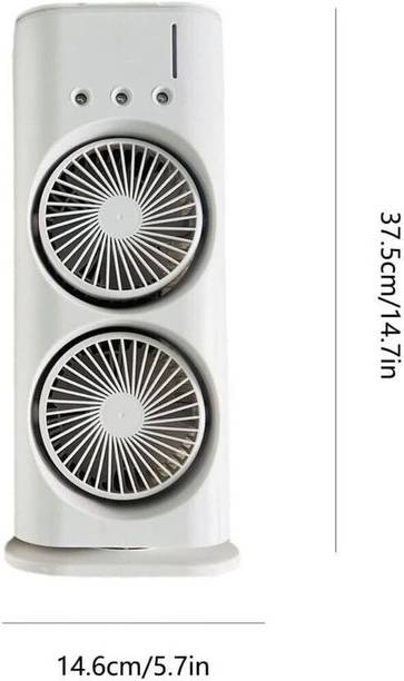 PIXEL Double Ended Spray Fan Desk Fan with Mist MIST35 Cooling Fan All in one Cooler