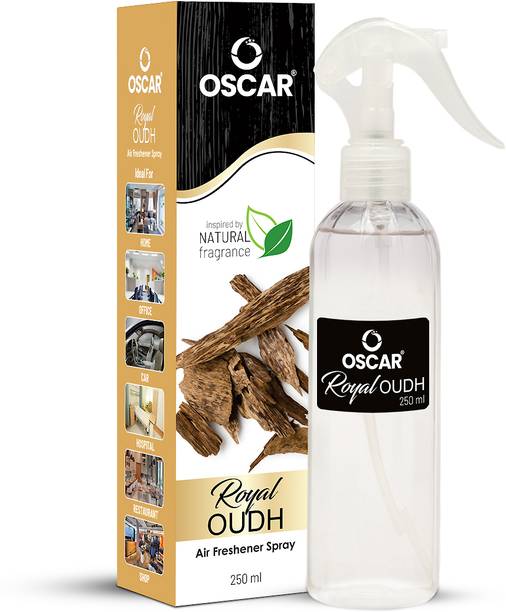 OSCAR Floral Spray Royal Oudh Room Air Freshener with Long Lasting Mood Freshing fragrance