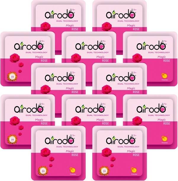 AIRODO Room Freshener Magic Rose Pocket Gel (Pack of- 12) Blocks Room Freshener Magic Rose Pocket Gel (Pack of- 12)