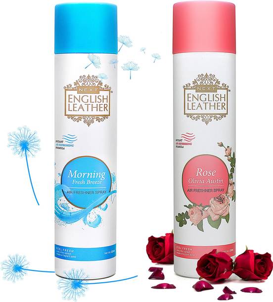 NEXT ENGLISH LEATHER MORNING BREEZE + ROSE OLIVIA Car Freshener Spray ENGLISH LEATHER MORNING BREEZE + ROSE OLIVIA