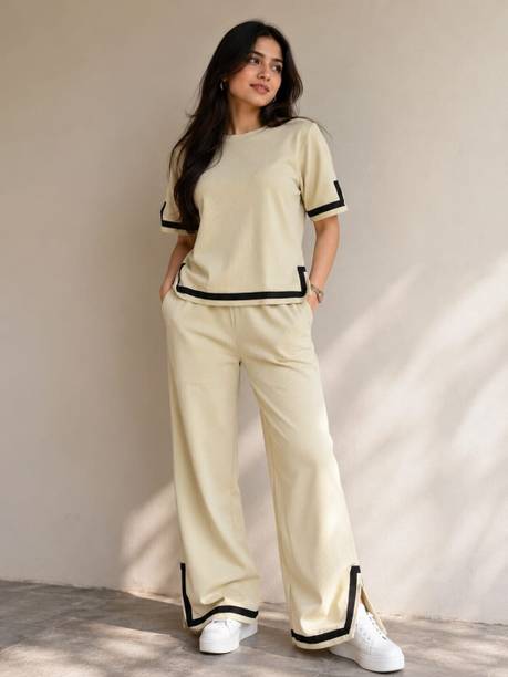 Tshirt Palazzos Co-ords Set