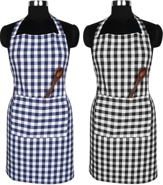 Lvloz Cotton Home Use Apron - Free Size