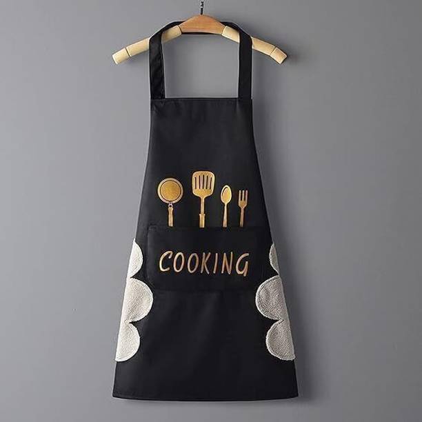 ABlue Clipper Polyester Home Use Apron - Free Size