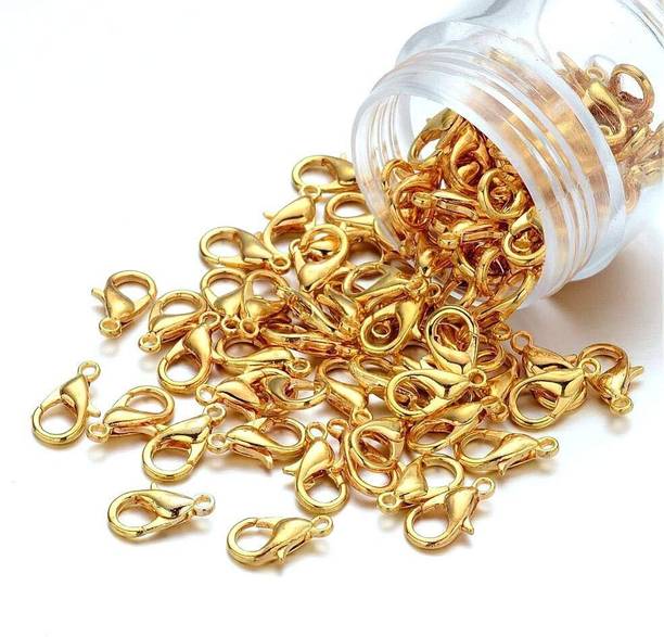 navjai Jewelry Making Lobster Clasp Hook for Necklace & Bracelet/Finding Fastener 50Pcs