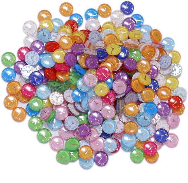 नवजही Ghadi Design Pastable Beads 8MM Moti for Jewelry Making Embroidery Work 50Pcs