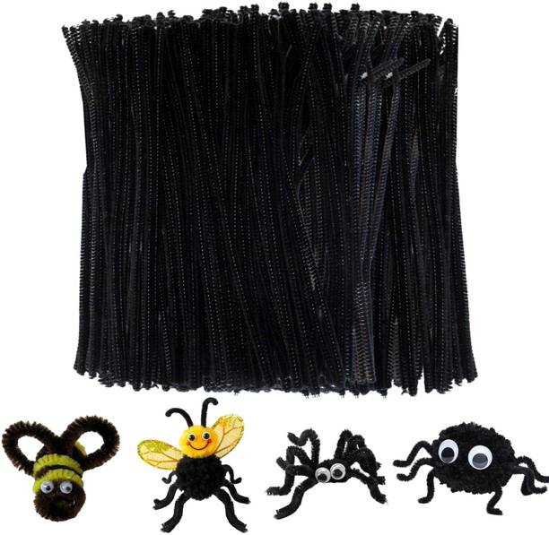 Banira Pipe Cleaners 100 Pcs,Bendable Chenille Stems, F