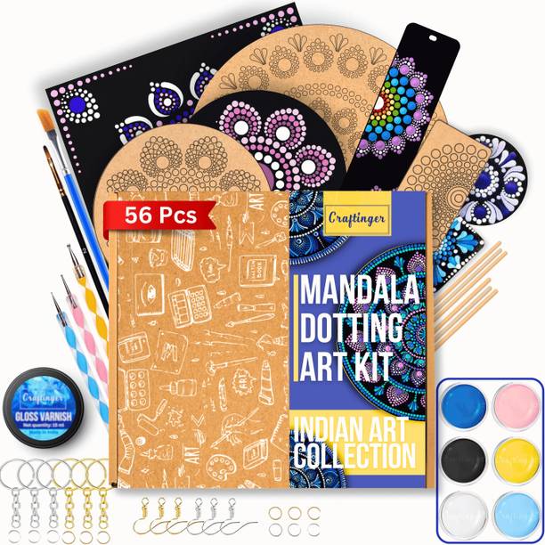 Craftinger DIY Mandala Dotting art Kit for adults & beginners