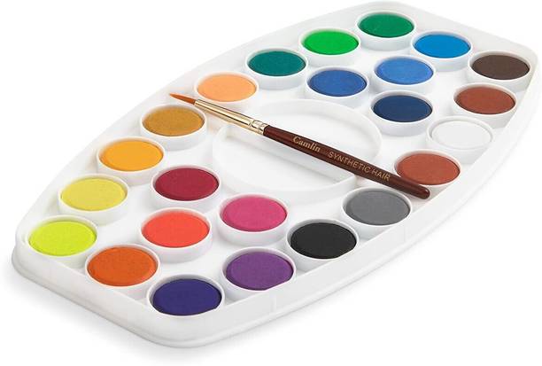 Camlin Kokuyo Student Water Colour Cakes - 24 ShadesNew
