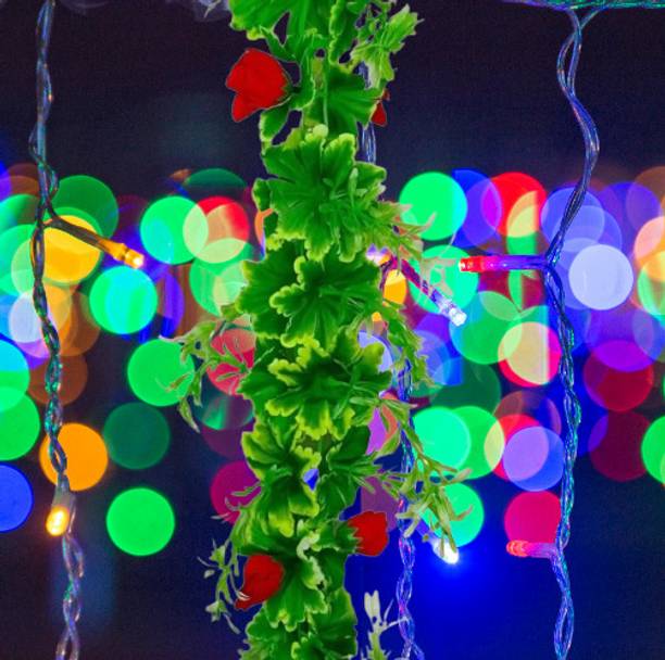 Dynamic Retail Global Artificial Hanging Flowers Plant Wall Hanging Garland Chain Home Decor OR1536 Multicolor Rose Artificial Flower