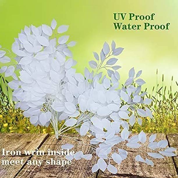 R.M. INDUSTRIES Premium Artificial Wisteria Hanging Flower White Westeria Artificial Flower