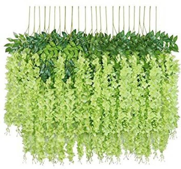 Creativo Green Westeria Artificial Flower