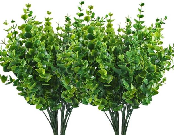 De Gardenia De Gardenia Artificial Plants – Plastic Shrubs with Faux Flowers (Pack of 2) Bonsai Artificial Plant