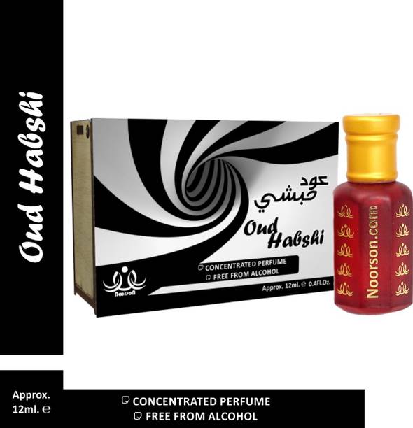 Noorson Oud Habshi Non Alcoholic Premium Quality Attar Perfume Approx 12Ml For Men Floral Attar