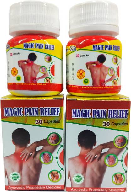 VEDANTRA AYURVEDA MAGIC PAIN RELIEF CAPSULE JOINT PAIN,RHEUMATOID ARTHRITIS,SCIATICA,MUSCLE PAIN Capsules