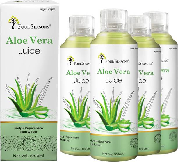 Four Seasons ALOEVERA JUICE 1000ML | For Better Digestion and Glowing Skin | Immunity Booster