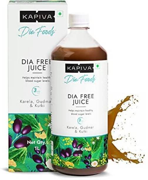Kapiva Dia Free Juice - Controls Blood Sugar Levels | Amla, Karela, Jamun & More