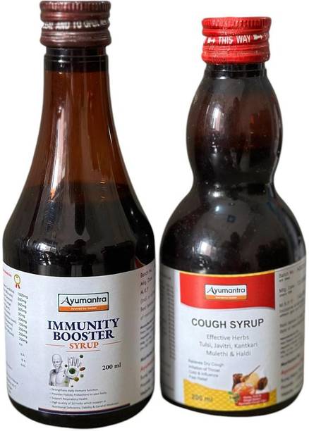 AYUMANTRA Cough Syrup and Immunity Booster Syrup