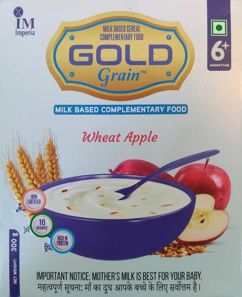 GOLD GRAIN WHEAT APPLE Baby Cereal Cereal