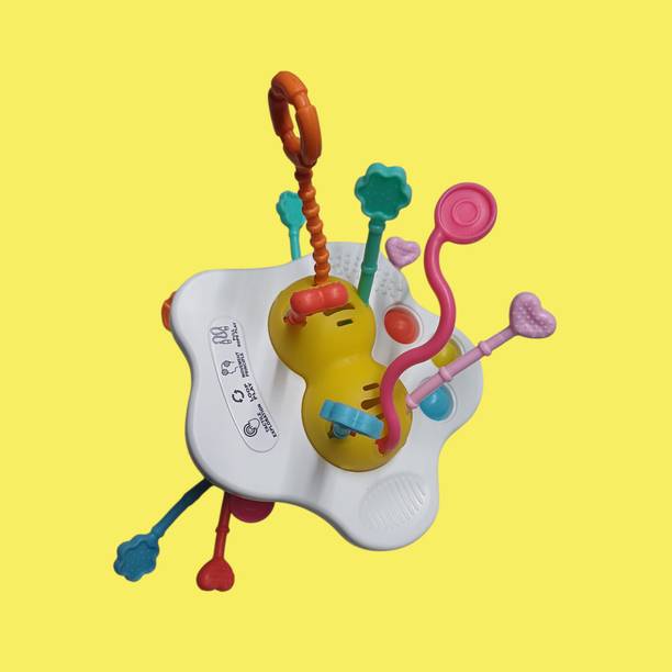 BHVMEY Infant Sensory Stimulation Pull String Toy Rattle